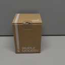 Simple Modern Voyager Signature Mug | Travel Coffee Tumbler with 360° Lid and Handle | Ceramic-Lined Insulated Stainless Steel Iced Cold Brew Cup | 12oz, Almond Birch