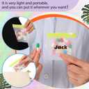 Sherr 35 Pcs Pill Pouch Bags Zippered Pill Pouch Set Reusable Translucent Medicine Organizer Self Sealing Medicine Organizer Travel Plastic Bags with Slide Lock for Storage(Bright,Bright Colors)