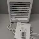 Portable Air Conditioners, Mini Air Conditioner Personal Evaporative Air Cooler with 4 Speeds 7 Colors, 600ML Portable Ac Unit Fan 2 Cool Mist Cooling Fan for Room Office Car (White)