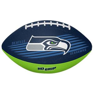 Rawlings NFL Downfield Youth Size Football with 5X HD Grip, Seattle Seahawks