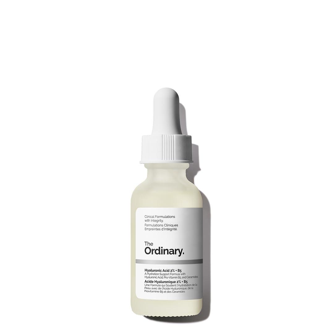 The Ordinary Hyaluronic Acid 2% + B5 (with Ceramides), Multi-Depth Hydration Serum for Plumper, Smoother Skin (1 Fl Oz (Pack of 1))