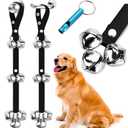 BLUETREE 2 Pack Dog Doorbells Premium Quality Training Potty Great Dog Bells Adjustable Door Bell Dog Bells for Potty Training Your Puppy The Easy Way - 7 Extra Large Loud 1.4 DoorBells