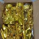 6 Pcs Metallic Foil Spray Centerpiece Star Table Decoration Gold Centerpieces Decors with Star Burst Table Centerpieces for Birthday Wedding Holiday Anniversary Graduation Home Party