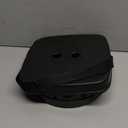 Boreeman Upgraded Collapsible Stool, Square Portable Stool, Lightweight Yet More Sturdy with Load Capacity 400lbs, Perfect for Camping Fishing Hiking BBQ (Square Black) (1 Pack)