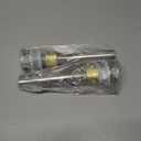 Rockgoya Bathroom Sink Drain,2 Pack Drain Stopper Bathroom Sink Without Overflow,Pop Up Drain Assembly with Detachable Strainer Basket,Built-in Anti-Clogging Strainer,Stainless Steel Brushed Nickel