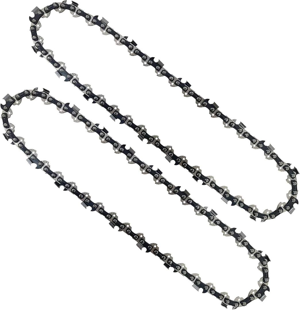2PC 10 Inch Pole Saw Chain for Harbor Freight Atlas 59209 80V, 10" Chainsaw Chains Replacement for Atlas 59209 80V Polesaw, not fit 40V Chainsaw