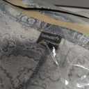 OVERWORETY Plus Size Tops for Women 3/4 Sleeve Henley V Neck Button Tunics Casual Loose Swing Shirts for Leggings (1X, Gey Paisley)