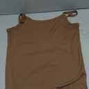 Women's Sexy Sleeveless Spaghetti Strap Ribbed Camisole Tank Top, Size L