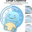 Toilet Bowl Cleaners Automatic Toilet Cleaner for Inside the Bowl Bathroom Toilet Tank Cleaner Dinosaur Shape Design Household with Rope Toulet Cleaning Supplies - Blue Ocean Scent