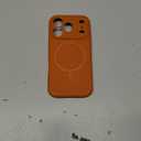 Miracase Magnetic for iPhone 17 Pro Case, Compatible with MagSafe, Integrated Silicone Camera Control Cover, 3.0mm Thicken Shockproof Drop Protection Phone Case for 17 Pro,Orange