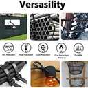 Black Zip Ties Heavy Duty 20 Inch Outdoor, 250lb Extra Large Cable Tie Wraps Long Plastic Wire Ties Wide Big Strong Thick Zipties 40 Pack