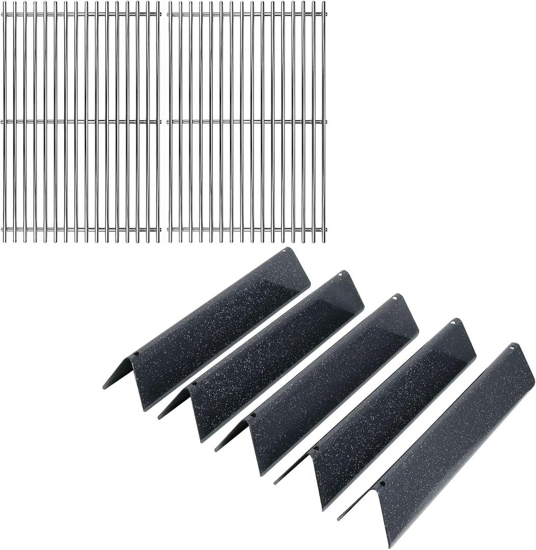 Grill Replacement Parts for Weber Spirit & Spirit II 300 Series 7638 Grates 7636 Flavorizer Bars W/Front Mount Controls E-310 E320 E330 S310 S320 S330 SP310 SP320 SP330 II E-310
