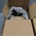 8 Pack Matte Black Door Handles, Passage Door Levers for Hallway & Closet, Interior Keyless Door Knobs Heavy Duty Square Non-Locking Handlesets(2.0lb), Reversible for Left & Right Sided Doors