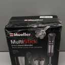 Mueller Multistick 5-in-1 Immersion Blender Handheld, 12 Speed Hand Mixer-Turbo Boost, Heaviest Duty Copper Motor, Titanium reinforced Blades Hand Blender, Milk Frother Wand, Whisk, Beaker, Chopper, Grey