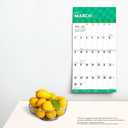 Large Print | 2025 12 x 24 Inch Monthly Square Wall Calendar | Matte Paper | Plastic-Free | BrownTrout | Easy to See Large Font