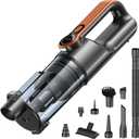 Ultra Car Vacuum Cleaner Cordless, Handheld 2-in-1 Vacuum and Blower 25000PA Suction, Portable Wireless Mini Vacuum for Interior Detailing, USB-C Rechargeable for Home Pet Hair. (Orange)