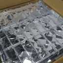 Shimmer Wall Backdrop Silver Square Sequin Wall Panel Backdrop Decor for Wedding, Anniversary, Birthday, Party, 36 Panels