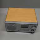 Sangean HDR-18 HD Radio/FM-Stereo/AM Wooden Cabinet Table Top Radio Silver