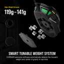 Corsair NIGHTSWORD RGB Gaming Mouse for FPS, MOBA - 18,000 DPI - 10 Programmable Buttons - Weight System - iCUE Compatible - Black