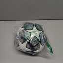 Soccer Ball Size 5,Waterproof PU Leather,Official Match Ball (White Grey)