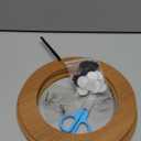 3 PCS Wooden Embroidery Frame for Display, 6 Inch Round Decorative Embroidery Hoop Display Frame for Finished Cross Stitch, DIY Art Craft Sewing Ornaments (Not Included Hoop)