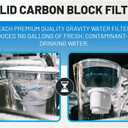 Epic Water Filters REPLACEMENT FILTER/Compatible with Epic Pure Water Pitcher/Removes Fluoride, Lead, Forever Chemicals, Heavy Metals, Chemicals, Industrial Pollutants/Filters 150 Gallons (3)