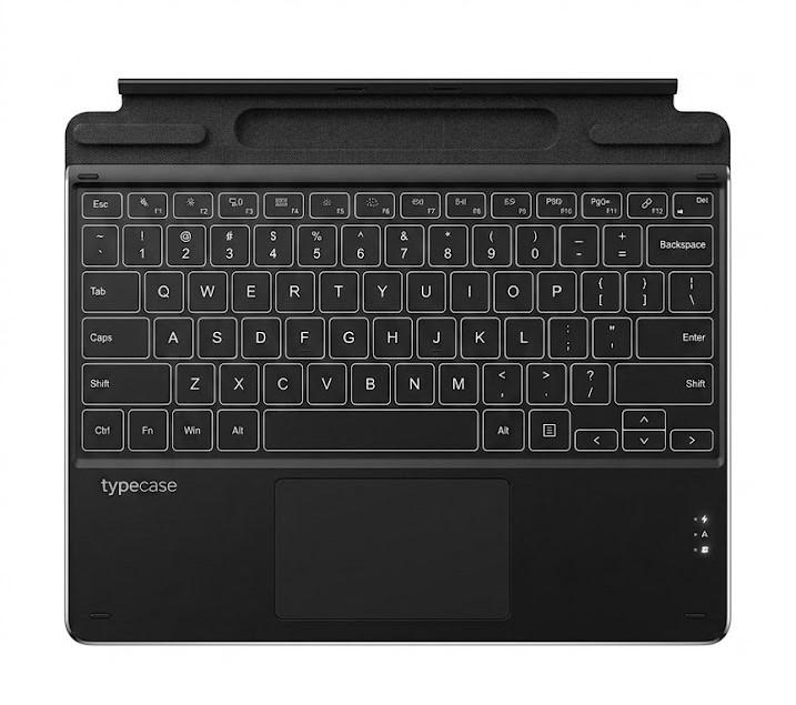 Typecase Wireless Keyboard Case with Trackpad for iPad, Backlit Detachable Keyboard, Multi-Touch Gesture Support