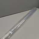 Clear PVC Living Hinge for 1/4in Panels - 36 Inches (Pack of 4, 12 Feet Total)