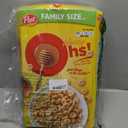 Honey Ohs! Cereal, Crunchy Sweetened Corn, Oats and Rice Os, Family Size Breakfast, 20 oz Box BB 16DEC26