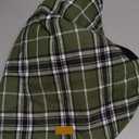 Kuoser Waterproof Dog Coat, Reversible Dog Jacket for Large Dogs, Adjustable Durable Doggie Winter Coat for Groowing Puppies Warm Puppy Cold Weather Apparel, Green, (Large (Pack of 1)