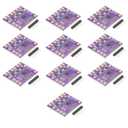 10Pcs SMBUS INA3221 Triple-Channel Shunt Current Power Supply Voltage Monitor Sensor Board Module