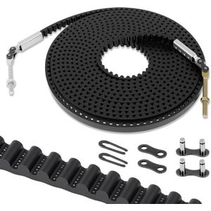 39354R.S 7 Ft High Garage Door Belt 223.7" Compatible with Genie Garage Door Opener 7155, 3055, 3053, 2055, 7055, 1055, SilentMax 750, SilentMax 550,Replacement Genie Garage Door Opener Belts