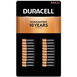 Duracell Batteries, Alkaline, AAA 32 Batteries (32 Count (Pack of 1))