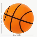 Super Quiet Mini Basketball  Silent Indoor Basketball for Training, Practice & Fun, Noiseless Foam Sports Ball for Home, Office, Dorm Room Games