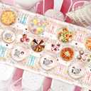 194 Pcs First Communion Baptism Party Decorations Boho Nuestra Primera Comunion Party Supplies Twins Christening Disposable Tableware Set with Plates Napkins Cups Tablecloth Serves 24