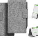 Ayotu Case for Remarkable Paper Pro Move 7.3" with Multi-Angle Stand, 1:1 Fit Smart Folio Cover with Auto Wake/Sleep | Premuin Fabric Cover | Microfiber Lining | Strong Magnet(T-Gray)