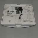 Wireless Keyboard Case for iPad Pro 13" (M5/M4, 2025/2024), Transparent Protective Cover with 7-Color Backlit Keyboard, 360 Rotating Stand, Multi-Touch Trackpad and Pencil Holder, White