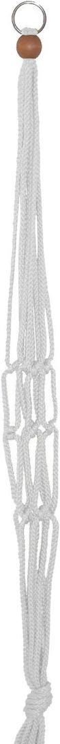 Primitive Planters 36" White Macrame Plant Hanger