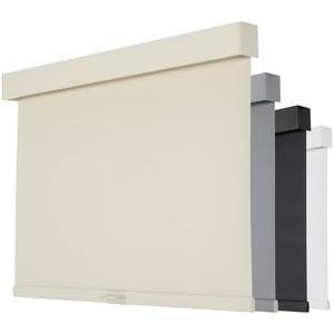 Persilux Cordless Blackout Shades with Valance, Thermal Insulated Fabric Window Blinds for Windows, UV Protection Shades for Home and Bedroom (Beige,35.5"Wx72"H)