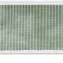 NANKAI Art Hand-Painted White and Green Thick Texture Abstract Art Oil Painting Contemporary Minimalist Style Art Living Room Office Corridor Wall Decoration Oil Painting 24x48 inches
