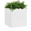 Large Steel Planter Box 26"x26"x26", Heavy Duty Square Metal Planter Box Indoor & Outdoor