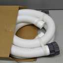 2 Pcs Pool Hoses for Above Ground Pools 1 1/2 Inch Diameter 59" Long Pool Pump Hose Replacement Filter Pump Hose Accessories