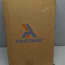 FASTAGEI 2 Pack Universal Premium Leather Foldable Car Backseat Organizer with Table Tray, Car Seat Back Protector with Garbage Bag Touch Screen Pad Holder, Car Kick Mats with Tissue Box (Black)