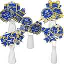 Chunful 30 Pcs We Appreciate You Decorations Navy Blue Gold Employee Appreciation Table Centerpieces Sticks Thank You Table Topper Decor for Office Coworker Appreciation Party Supplies