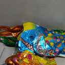 Dinosaur Party Decorations, Dinosaur Birthday Party Supplies for Kids Include Dino Foil Balloons, HAPPY BIRTHDAY Banner, Cake Toppers, Plates, Napkins, Curtains & Customized Tablecloth