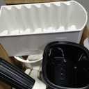 Ourokhome Cheese Grater Hank Crank Cheese Shredder, Mandoline Vegetable Slicer with 5 Interchangeable Blades and Strong Suction Base for Fruit, Vegetables, Nuts Black