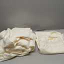 SWEET HOME COLLECTION Bed Sheets, Fitted Sheet, 2 Pillowcase, Yellow Beige Color, King Size