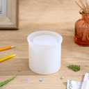 NUOBESTY Pen Holder Silicone Mold for Epoxy Resin DIY Pencil Holder Mold 3.58 X 3.58 X 3.42 in Desk Organizer Storage Box for Pens Pencils Small Jewelry