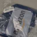 Hiasan Pack of 2 Decorative Textured Linen Throw Pillow Covers Soft Accent Solid Cushion Covers Boho Farmhouse Pillow Cases for Couch Sofa Bedroom Living Room Home Decor, 20 x 20 Inches, Navy Blue