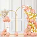 2 Pack Arch Backdrop Stand (7.2FT/6FT), Balloon Arch Stand, Metal Background Arch Stand, Backdrop Arch Frame, Wedding Arch for Backdrop